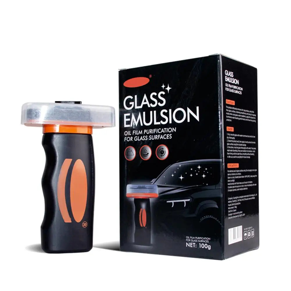 Handheld Glass Oil Film Cleaner Cream Remover 