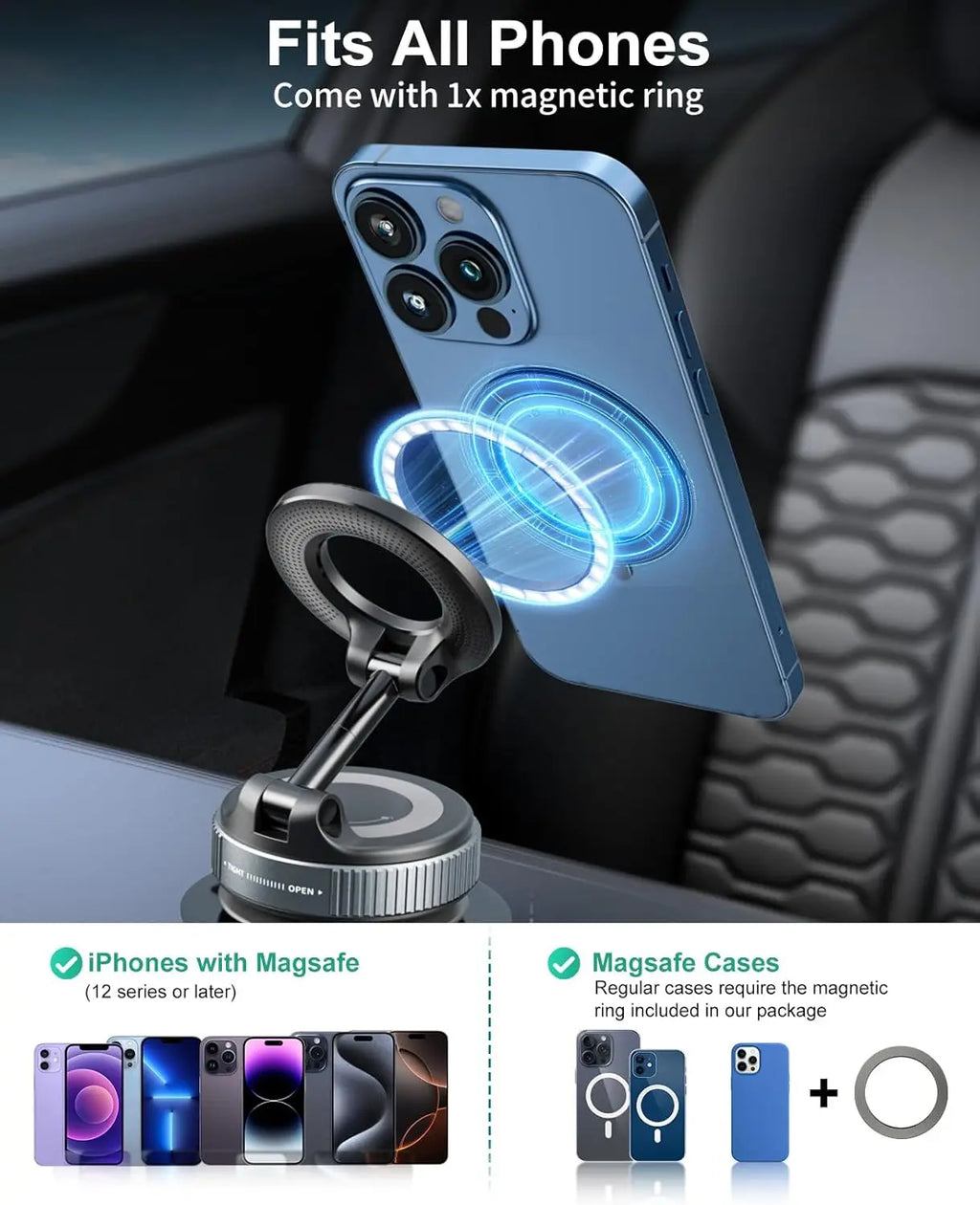 360° Adjustable Car Phone Mount